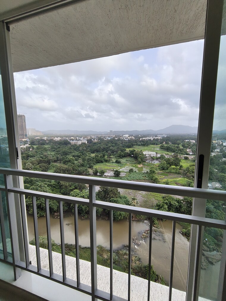 Balcony, marathon-nexzone 2.5 Bedroom 908 Sq.Ft. Apartment In New Panvel Navi Mumbai 8975337