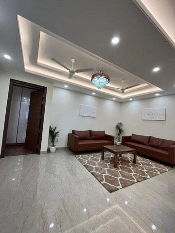 Living Room in 3 BHK Builder Floor at Builder Floor, Sector 28 – for Rent