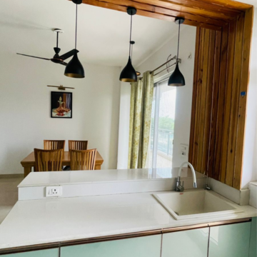 Kitchen in 3 BHK Apartment at Shalimar Belvedere Court, Malesemau – for Rent