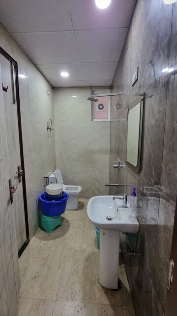 Washroom in 3.5 BHK Apartment at 3C Lotus Boulevard, Sector 100 – for Rent