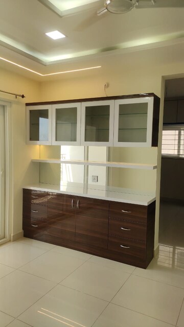 Kitchen in 3 BHK Apartment at Hallmark Skyrena, Narsingi – for Rent