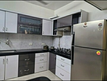Kitchen in 2 BHK Apartment at Solitaire Apartment, Dhanori – for Rent