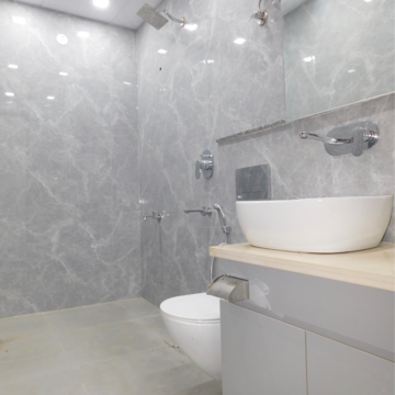 Bathroom in 4 BHK Builder Floor at Vasant Kunj – for Rent