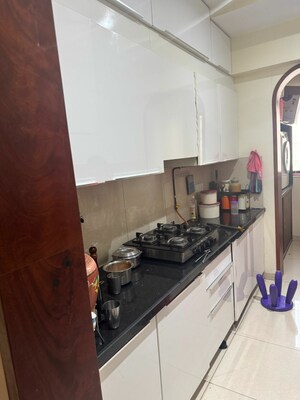 Kitchen in 2 BHK Apartment at Shapoorji Pallonji Vicinia, Powai – for Sale