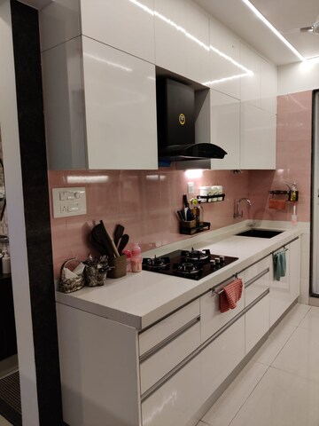 Kitchen in 2 BHK Apartment at Bhagwati Greens, Kharghar – for Rent