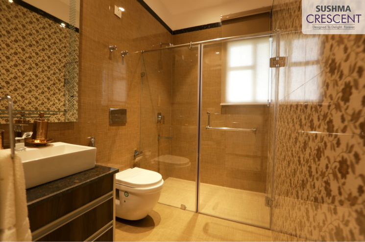 Bathroom, sushma-crescent 3 Bedroom 1690 Sq.Ft. Apartment In Dhakoli Zirakpur 8975538