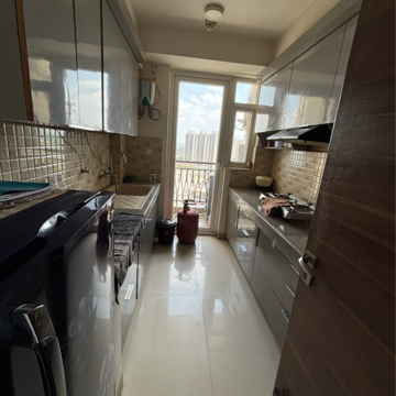 Kitchen in 3 BHK Apartment at Shalimar Oneworld Vista, Malesemau – for Rent