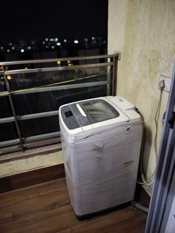 Balcony in 1 BHK Apartment at Amanora Adreno Towers, Hadapsar – for Rent