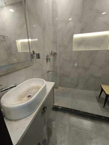 Bathroom in 3 BHK Apartment at Jahaz Apartments, Paschim Vihar – for Rent