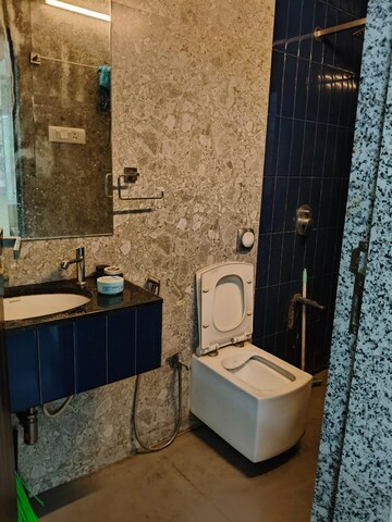 Bathroom in 2 BHK Apartment at Jai Ashoka CHS, Goregaon East – for Rent
