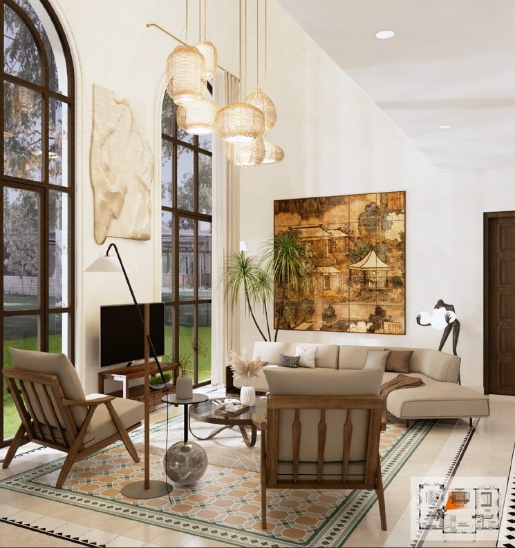 Living Room, siolim 4 Bedroom 450 Sq.Mt. Villa In Siolim Goa 8975748