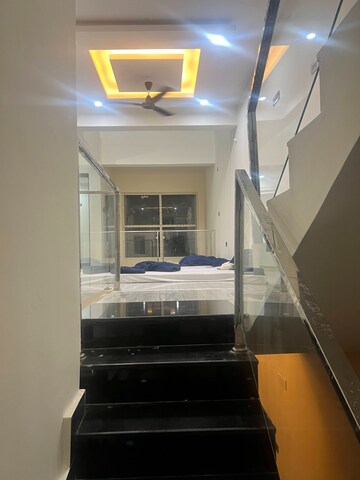 Staircase in 4 BHK Villa at Unishire Esplanade, Thanisandra Main Road – for Rent
