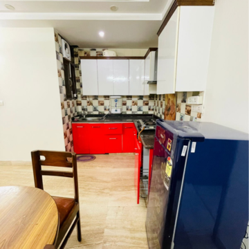 Kitchen in 1 BHK Builder Floor at Saket – for Rent