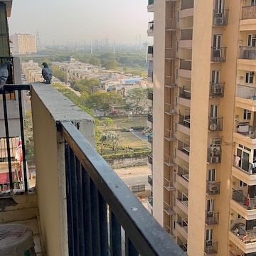 Balcony in 2 BHK Apartment at Gaur Atulyam, Omicron I Greater Noida – for Rent