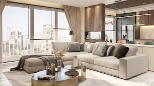 Living Room in 3 BHK Apartment at Paras Dews, Sector 106 – for Sale