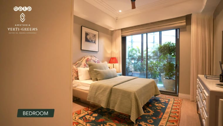 Bedroom, bptp-amstoria 4 Bedroom 4455 Sq.Ft. Builder Floor In Sector 102 Gurgaon 8975916