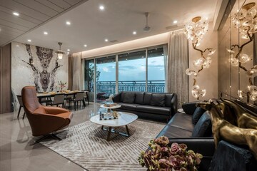 Living Room in 4 BHK Builder Floor at BPTP Amstoria, Sector 102 – for Sale