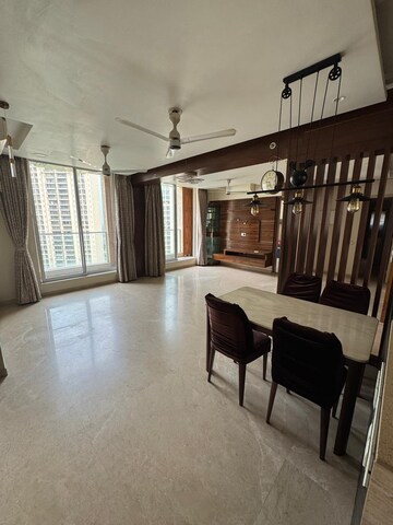 Living Room in 2.5 BHK Apartment at One Hiranandani Park, Ghodbunder Road – for Rent