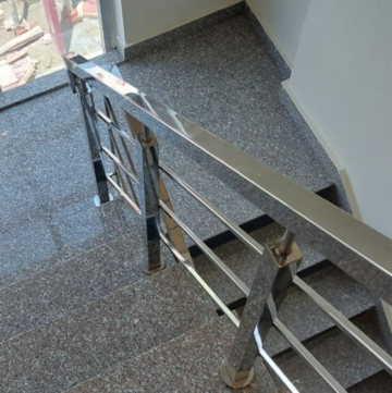 Staircase in 2 BHK Builder Floor at DMD Hometech Awas Yojna, Sector 73 – for Sale