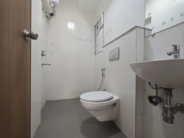 Bathroom in 1 BHK Apartment at Godrej City, Poyanje – for Rent