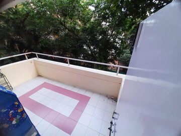Balcony in 2 BHK Apartment at Nirman Nisarga, Bhusari Colony – for Rent
