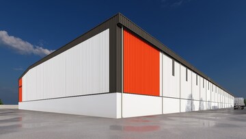  Warehouse – Exterior View View at Indore Bypass Road - for Rent