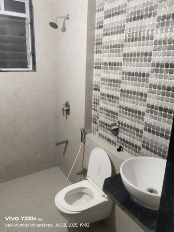Attached Bathroom in 2 BHK Apartment at Bhairaav Goldcrest Residency, Ghansoli – for Rent