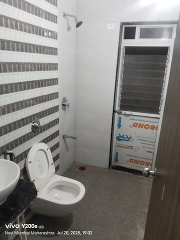 Bathroom in 2 BHK Apartment at Bhairaav Goldcrest Residency, Ghansoli – for Rent