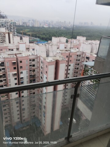 Balcony in 2 BHK Apartment at Bhairaav Goldcrest Residency, Ghansoli – for Rent