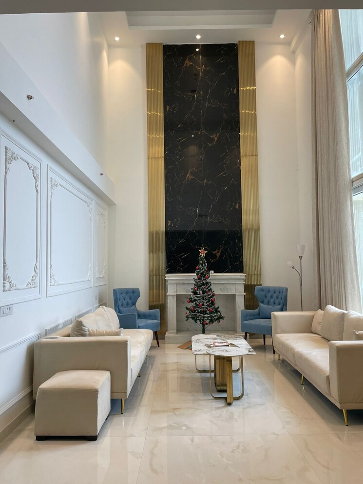 Living Room, mahagun-mezzaria 4 Bedroom 4425 Sq.Ft. Apartment In Sector 78 Noida 8976263