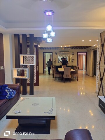 Living Room in 4 BHK Builder Floor at Eros Rosewood City, Sector 49 – for Rent