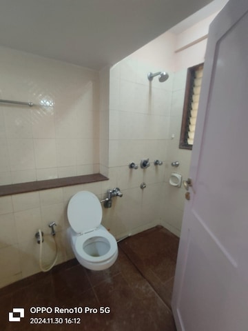 Bathroom in 3 BHK Apartment at Nahar Lilium Lantana, Chandivali – for Rent