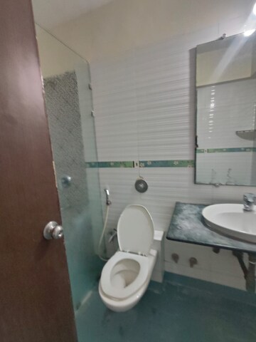 Bathroom in 3 BHK Apartment at Nahar Lilium Lantana, Chandivali – for Rent