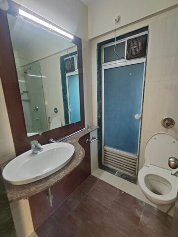 Bathroom in 3 BHK Apartment at Nahar Lilium Lantana, Chandivali – for Rent