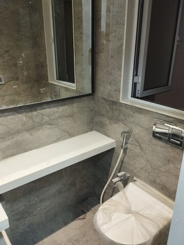 Bathroom in 1.5 BHK Apartment at Runwal Forests, Kanjurmarg West – for Rent