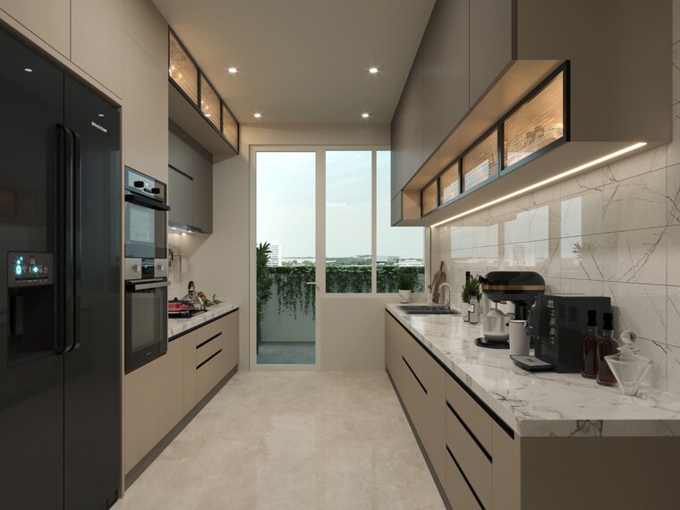 Kitchen, kondapur 3 Bedroom 2995 Sq.Ft. Apartment In Kondapur Hyderabad 8976398