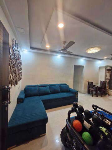 Living Room in 2 BHK Builder Floor at Gurukrupa Marina Enclave, Malad West – for Sale