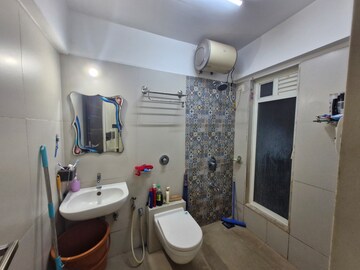 Bathroom in 2 BHK Builder Floor at Gurukrupa Marina Enclave, Malad West – for Sale
