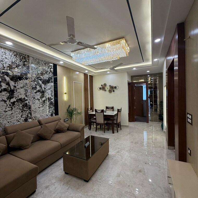 Living Room, jms-the-majestic 3 Bedroom 1350 Sq.Ft. Builder Floor In Manesar Sector 9 Gurgaon 8976540