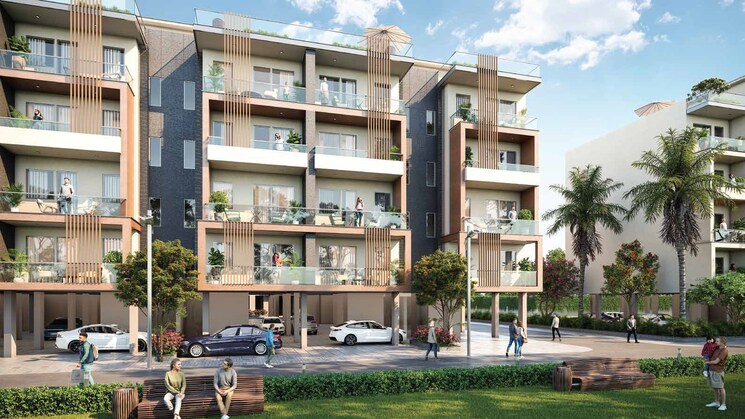 Exterior View, suncity-vatsal-valley 3 Bedroom 1430 Sq.Ft. Apartment In Gwal Pahari Gurgaon 8976531