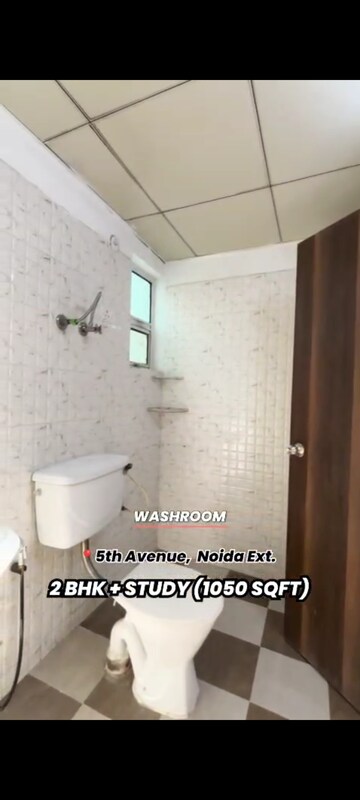 Bathroom in 2.5 BHK Apartment at Gaur City 5th Avenue, Sector 4 Greater Noida – for Sale