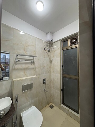 Bathroom in 2 BHK Apartment at Raymond Ten X Habitat, Pokhran Road No Two – for Rent