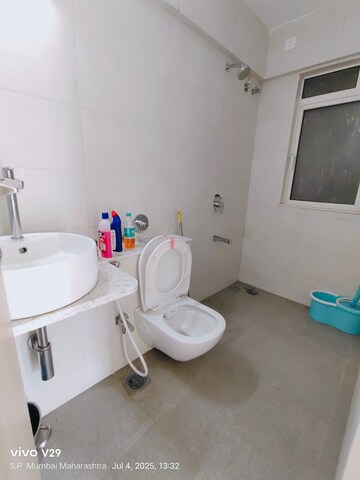 Bathroom in 1.5 BHK Apartment at Runwal Forests, Kanjurmarg West – for Rent