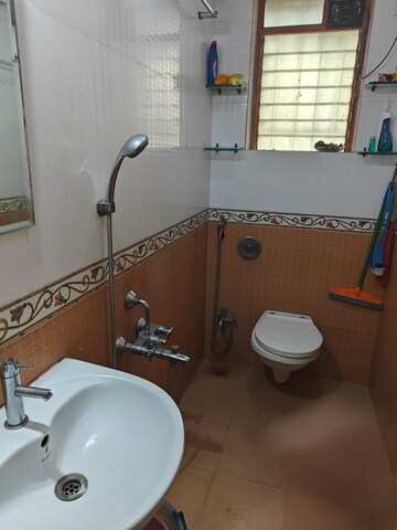 Bathroom in 2.5 BHK Apartment at Dimple Madhuban, Borivali West – for Rent