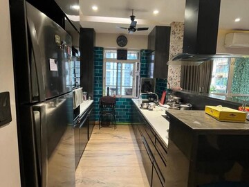 Kitchen in 3 BHK Apartment at Ashar Residency, Pokhran Road No Two – for Rent