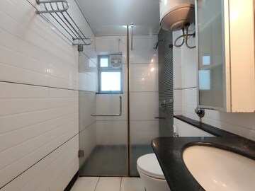 Attached Bathroom in 3 BHK Apartment at Bearys Lakeside Habitat, Sahakara Nagar – for Rent
