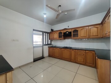 Kitchen in 3 BHK Apartment at Bearys Lakeside Habitat, Sahakara Nagar – for Rent