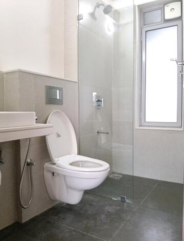 Bathroom in 3 BHK Apartment at Piramal Vaikunth, Balkum Pada – for Rent
