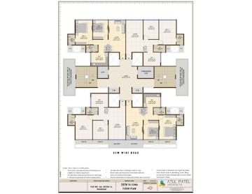 Floor Plan in 2 BHK Apartment at Neelkanth Avenue, Kharghar – for Sale