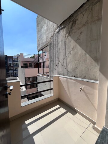 Balcony in 3.5 BHK Builder Floor at Sushant Lok I – for Rent